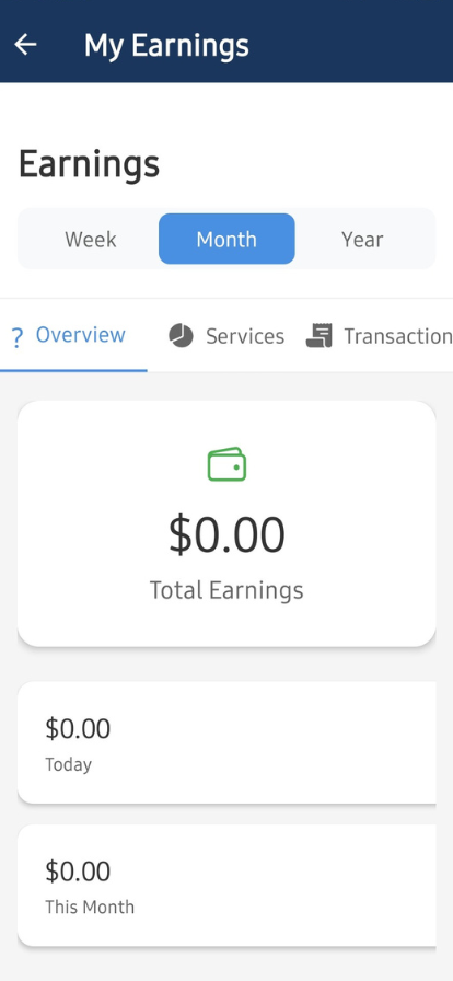 Notary Earning Dashboard